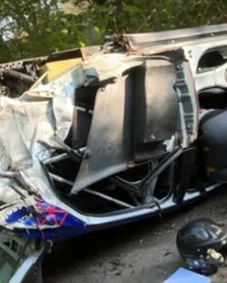 Jos, le père de Max Verstappen, pris dans un accident de rallye d'horreur alors que sa voiture accidentée s'écrase contre un arbre