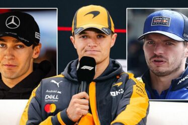 L'interview de Lando Norris tourne au vinaigre alors que les questions de Max Verstappen et George Russell sont bloquées