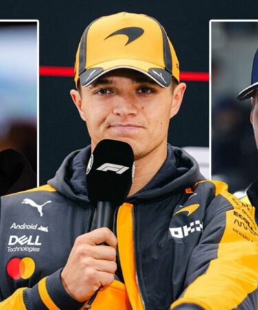 L'interview de Lando Norris tourne au vinaigre alors que les questions de Max Verstappen et George Russell sont bloquées