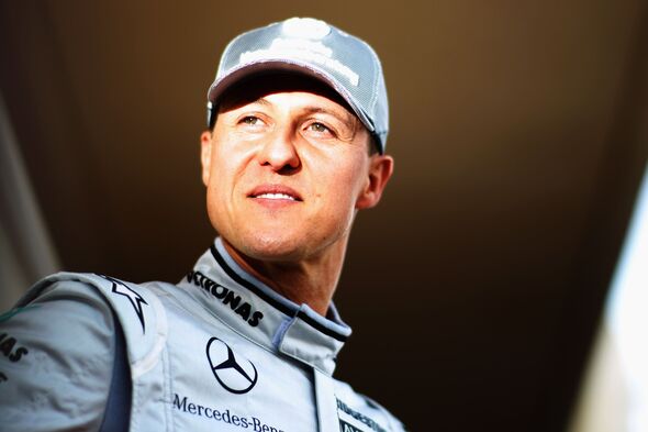 Michael Schumacher en vêtements Mercedes Michael Schumacher en vêtements Mercedes