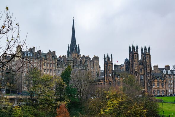 Edinburgh Skyline flèches gothiques Ecosse UK Edinburgh Skyline flèches gothiques Ecosse UK