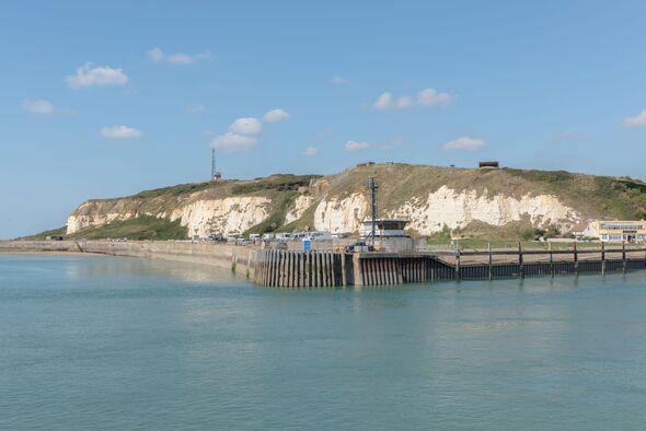 West Beach, port de Newhaven, East Sussex, Royaume-Uni
