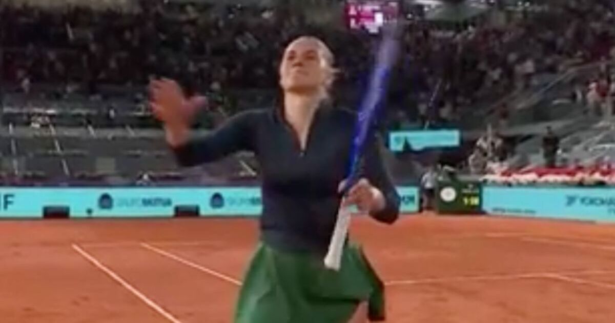 La star de l'Open de Madrid a refusé de serrer la main de son adversaire et fera de même en finale