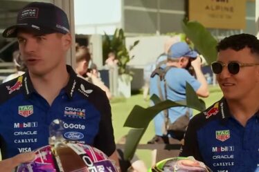 Le coup de trois mots de Max Verstappen au visage d'une grande célébrité alors que de nouvelles images du GP de Miami émergent