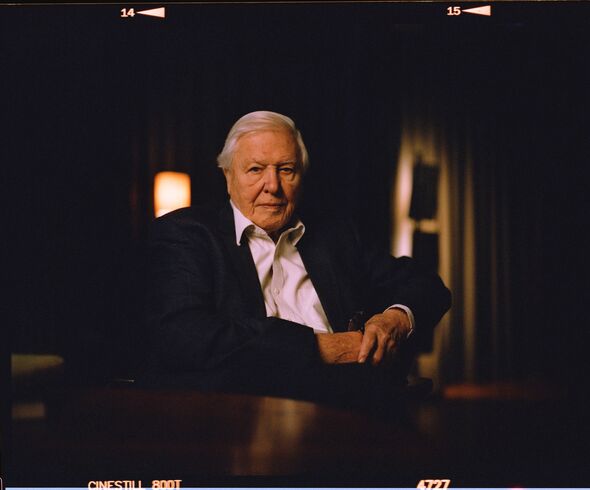 David Attenborough est assis sur une chaise David Attenborough est assis sur une chaise