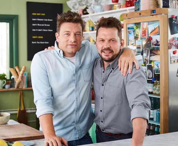 Jamie Oliver et Jimmy Doherty Jamie Oliver et Jimmy Doherty