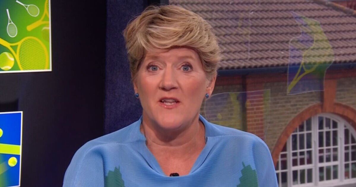 Clare Balding fait une annonce alors que la couverture du tennis par la BBC est interrompue