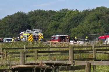 Dunkeswell Airfield LIVE : une ambulance aérienne et 999 équipages envahissent la région du Devon à la suite d'un « accident d'avion »