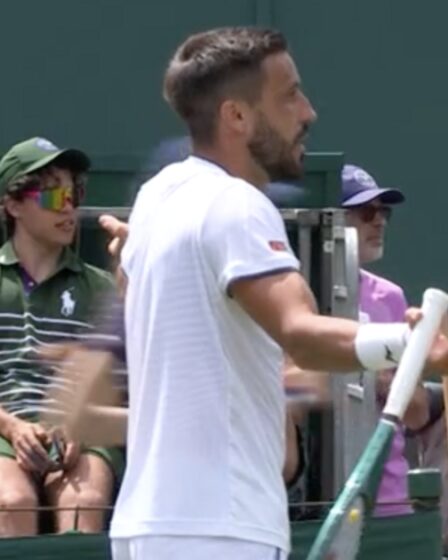 La controverse des arbitres de Wimbledon éclate alors que la star en colère dit au Britannique de « regarder dans mes yeux »