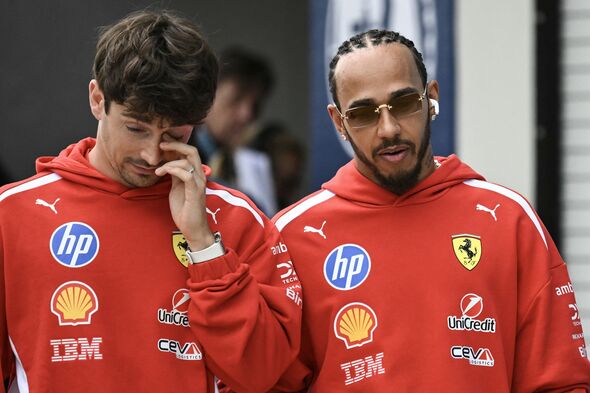Charles Leclerc et Lewis Hamilton Charles Leclerc et Lewis Hamilton