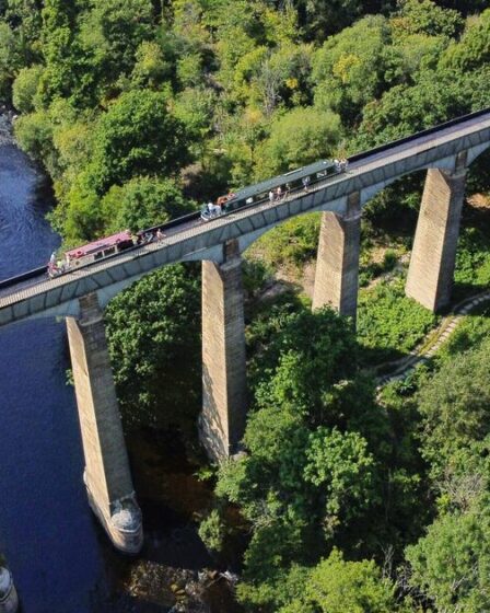 Le canal le plus haut du monde s'étend sur deux pays – et se trouve au Royaume-Uni