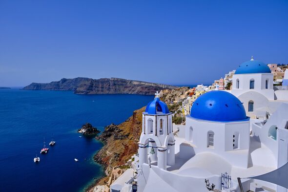 Grèce, Cyclades, île de Santorin, village d'Oia Grèce, Cyclades, île de Santorin, village d'Oia