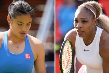 Tennis EN DIRECT : Emma Raducanu retardée et confrontée au chaos alors que le match de Serena Williams est annulé