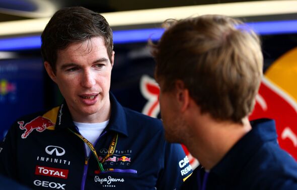 Michael Manning avec Sebastian Vettel Michael Manning avec Sebastian Vettel