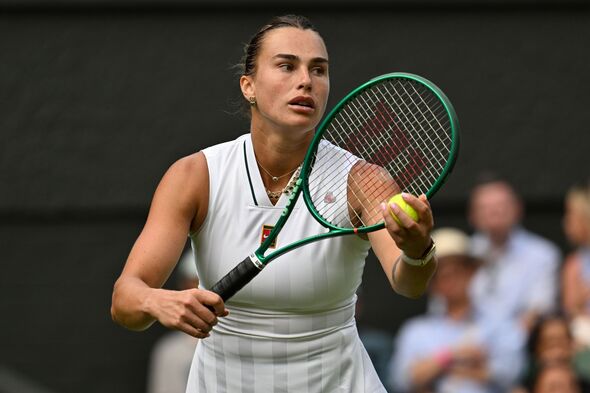 Aryna Sabalenka joue à Wimbledon 2026
