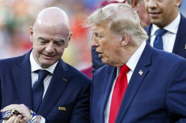 La "garantie" de Gianni Infantino à Donald Trump malgré son appel à la démission depuis la Coupe du monde