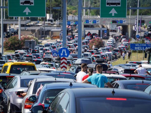 Système d'entrée/sortie Schengen Frontière entre la Macédoine du Nord et la Grèce