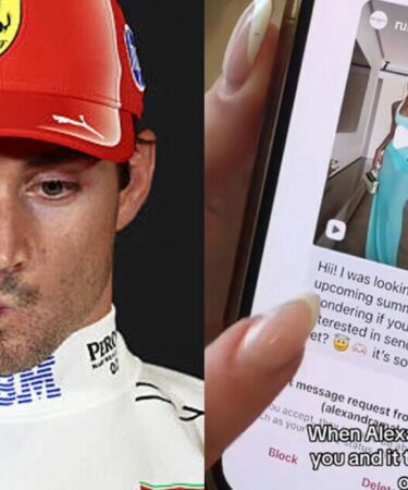 L'épouse de Charles Leclerc critiquée en ligne quelques jours après sa victoire au Grand Prix de Grande-Bretagne