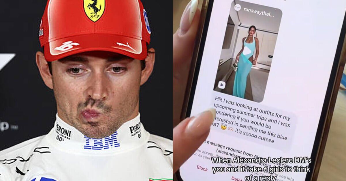 L'épouse de Charles Leclerc critiquée en ligne quelques jours après sa victoire au Grand Prix de Grande-Bretagne