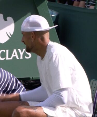 Nick Kyrgios fulmine contre l'arbitre de Wimbledon dans un discours jurant alors que la star risque une énorme amende