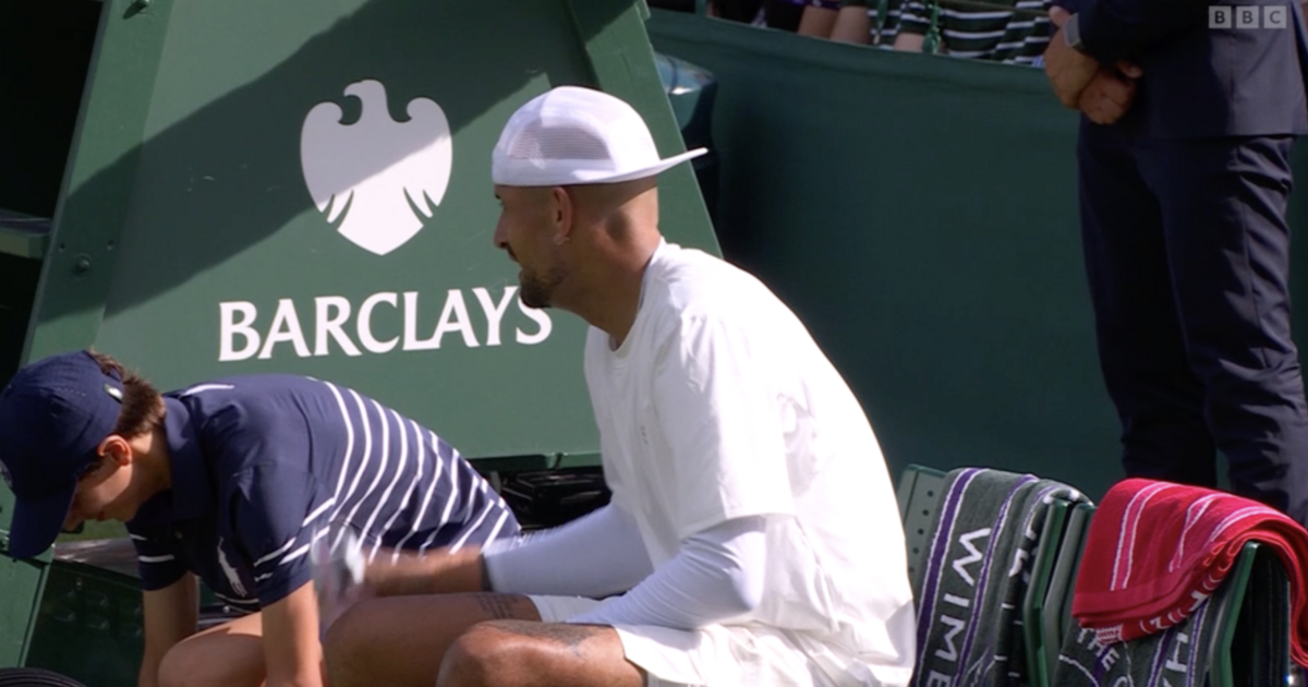 Nick Kyrgios fulmine contre l'arbitre de Wimbledon dans un discours jurant alors que la star risque une énorme amende