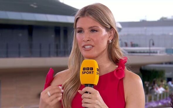 Eugénie Bouchard travaille pour la BBC à Wimbledon Eugénie Bouchard travaille pour la BBC à Wimbledon